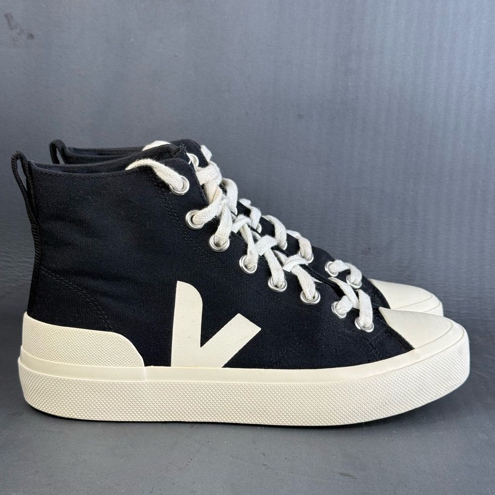 Veja Wata II Canvas sneakers Black Pierre sneaker shoes women’s size 7 - Picture 1 of 8